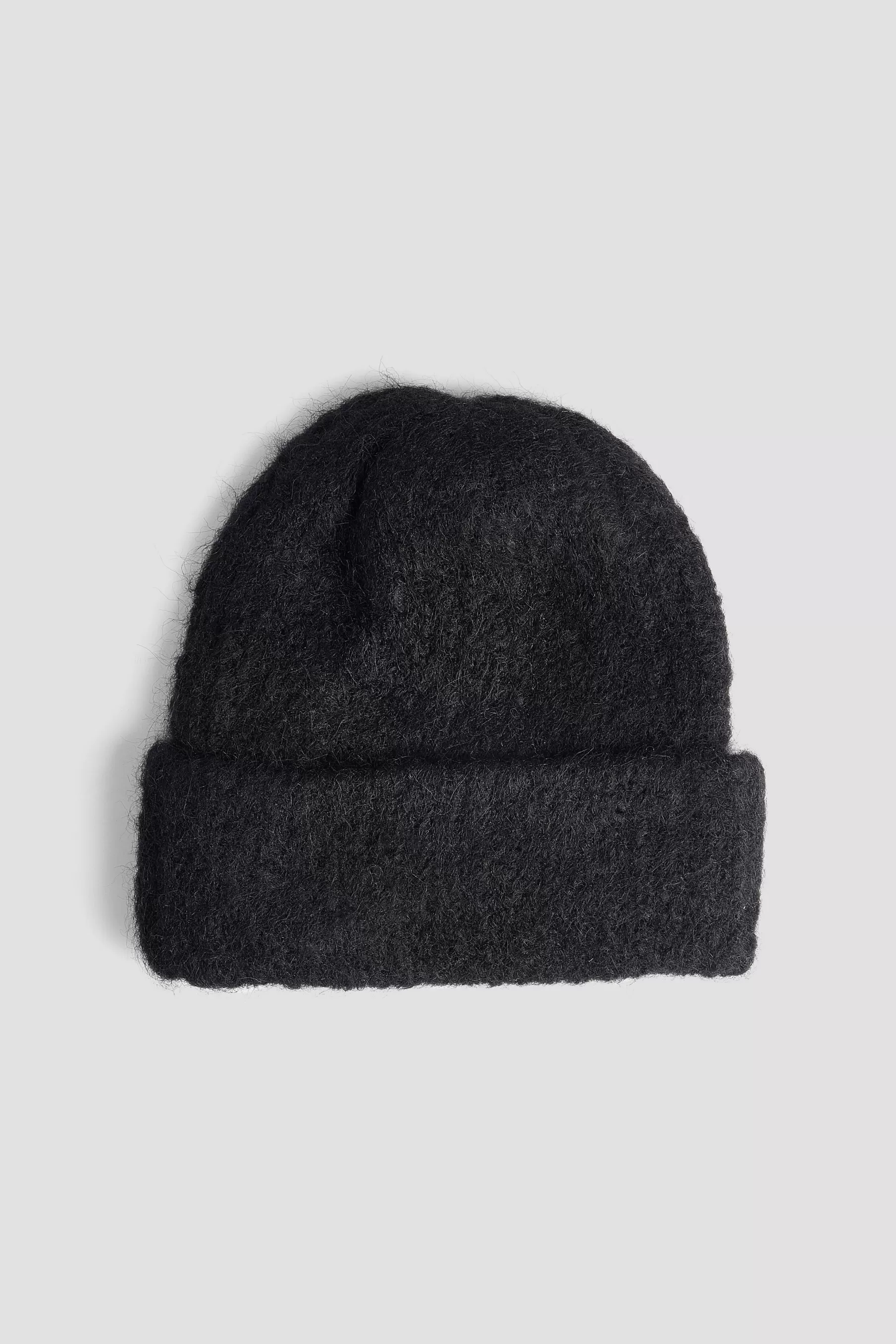 NA-KD Alpaca Blend Beanie Black