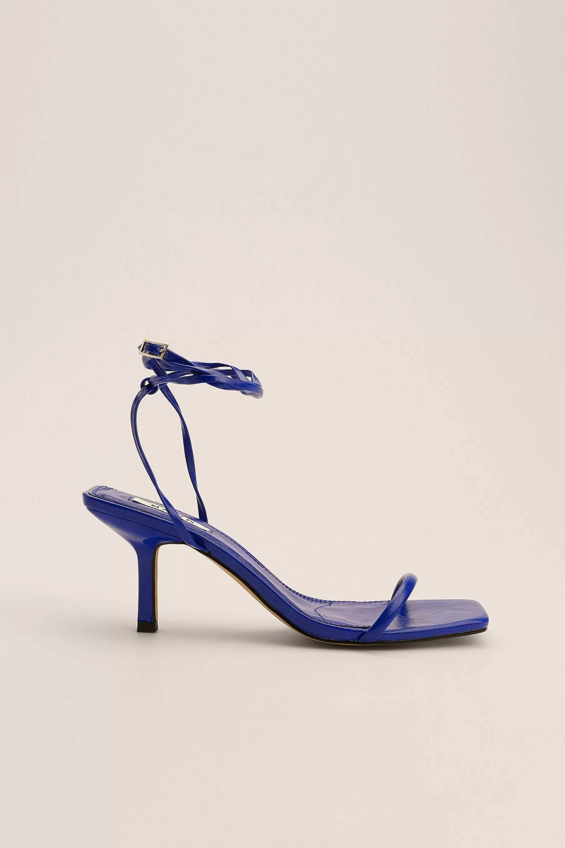 NA-KD Ankle Strap Stiletto Sandals Blue