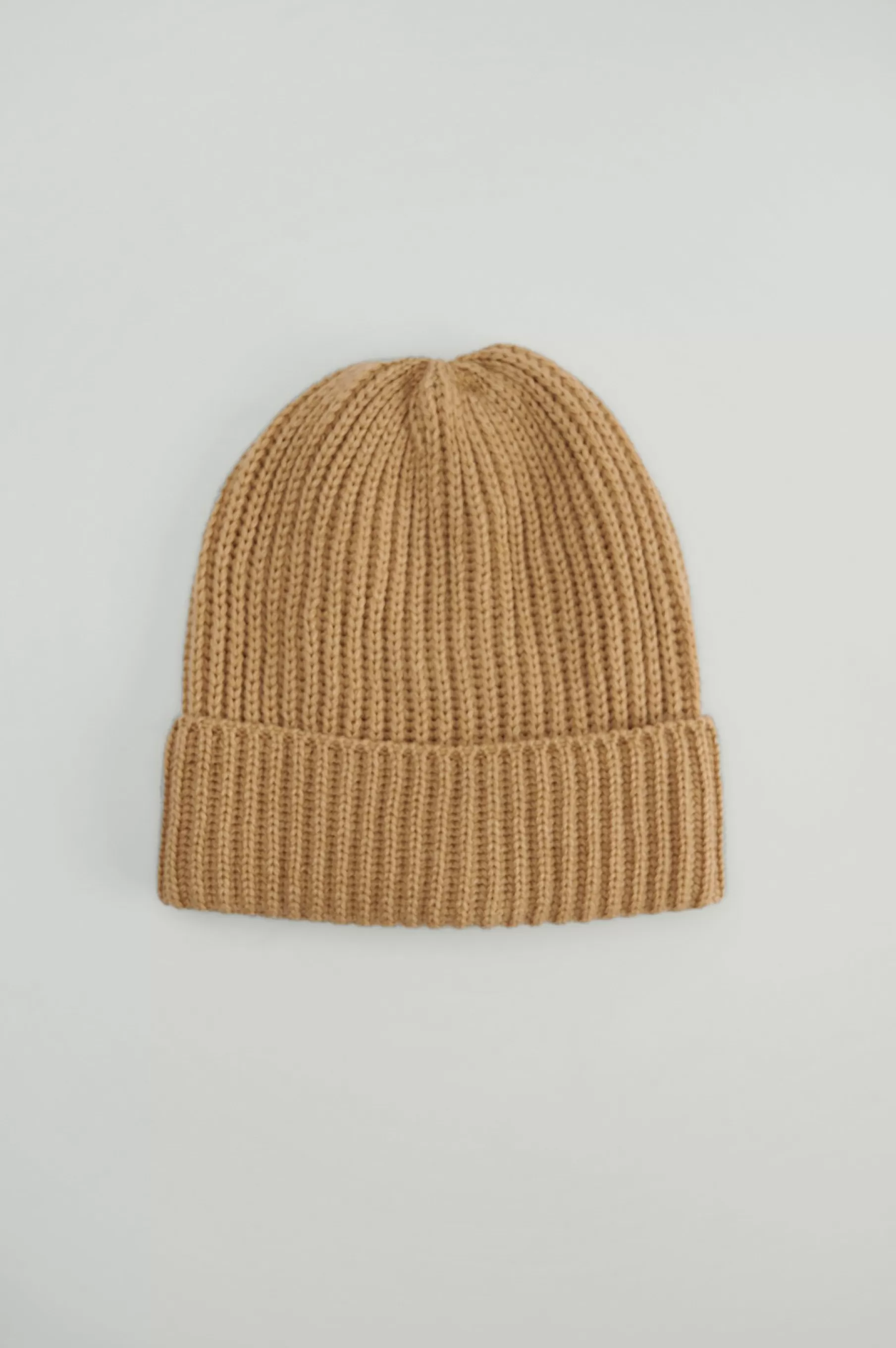 NA-KD Basic Knitted Beanie Beige