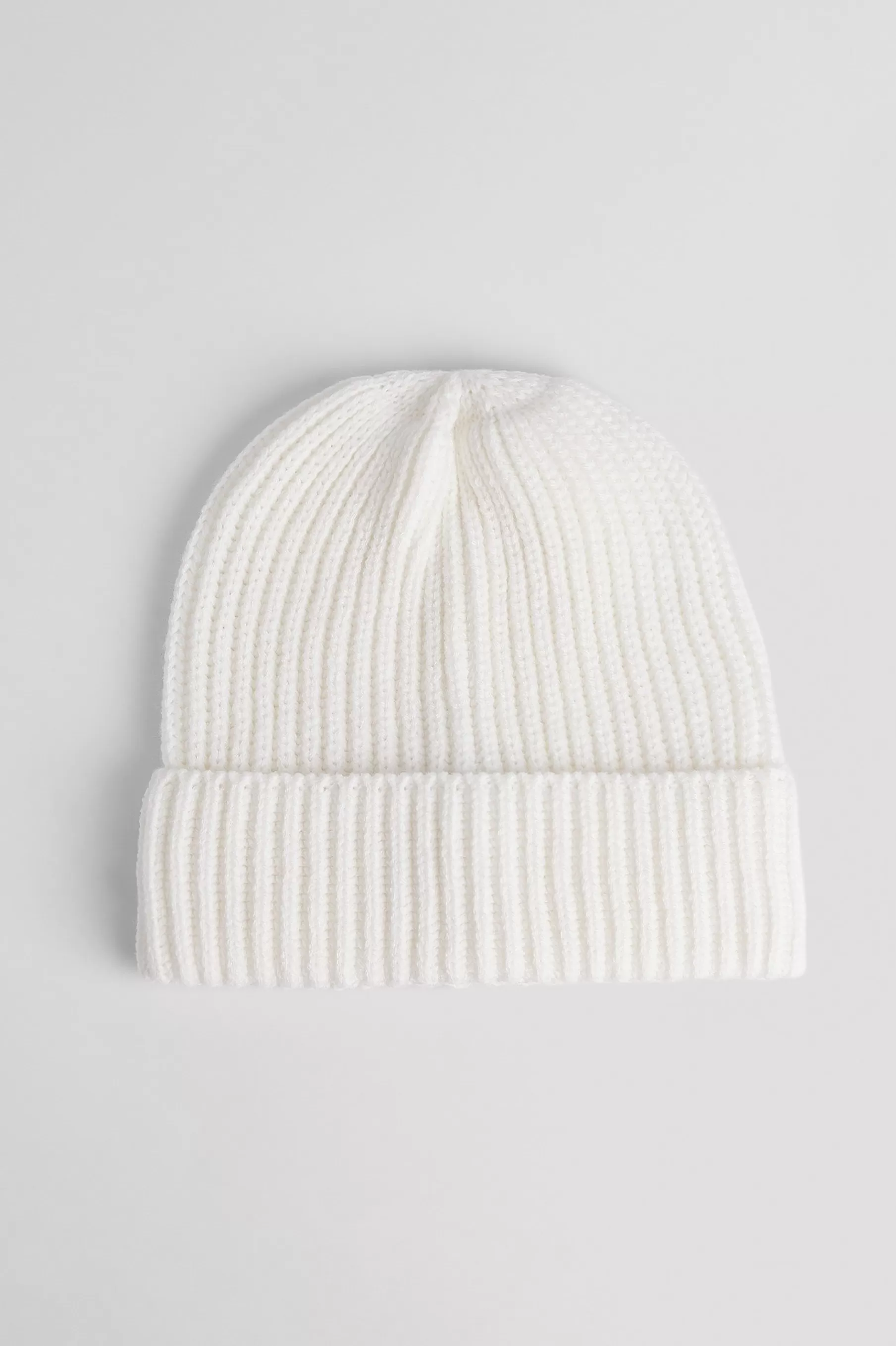 NA-KD Basic Knitted Beanie Offwhite