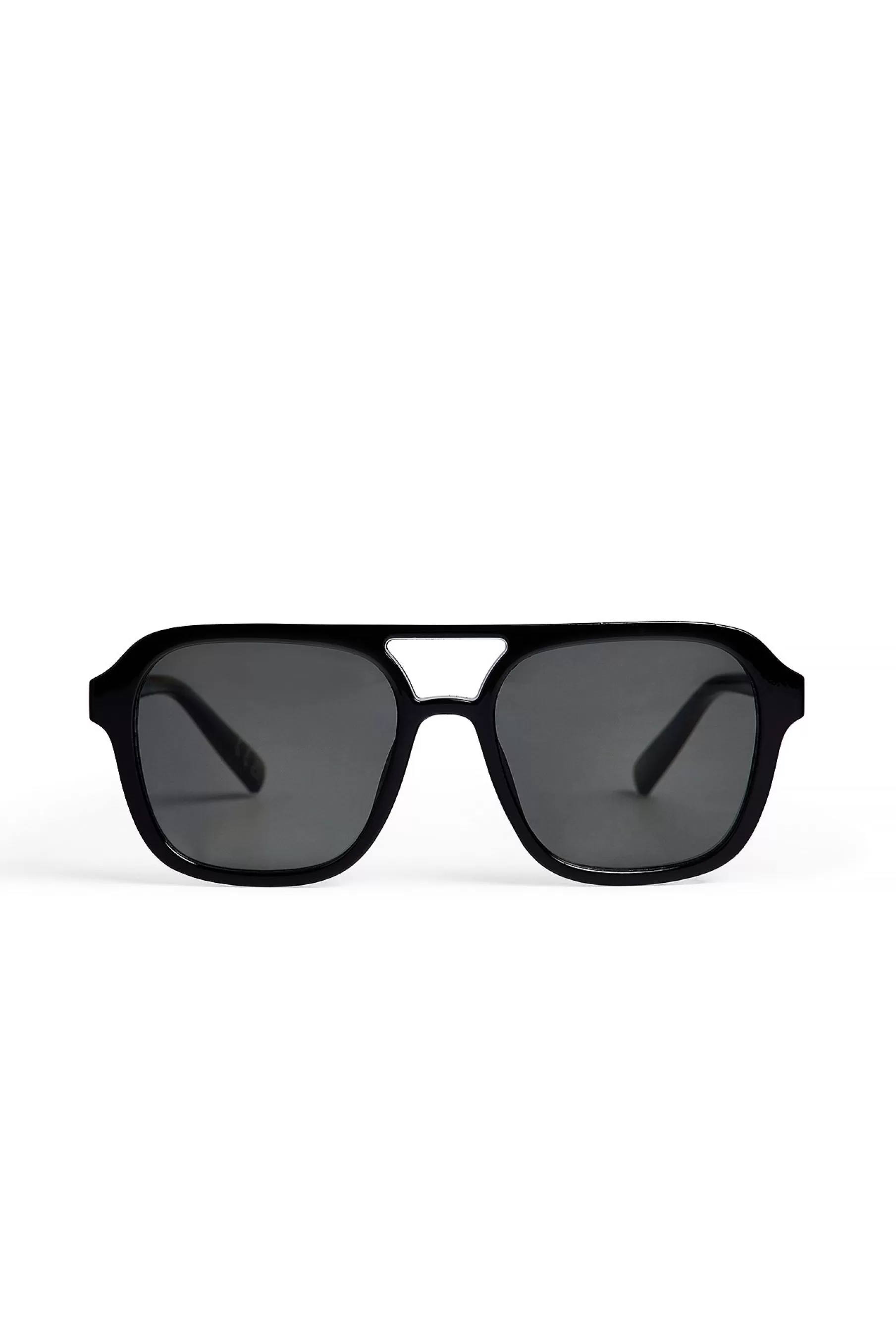 NA-KD Big Retro Look Sunglasses Black