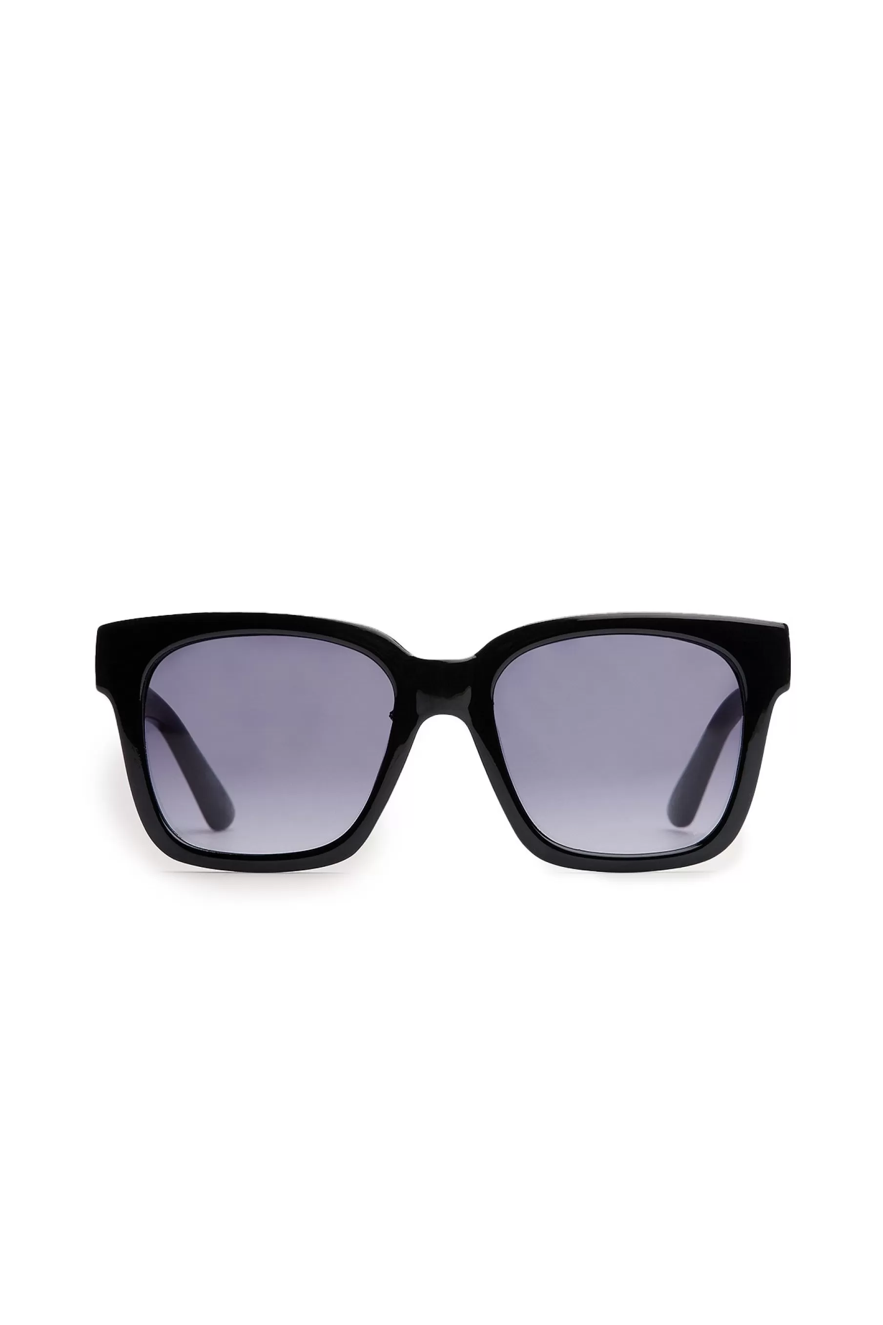 NA-KD Big Rounded Edge Sunglasses Black