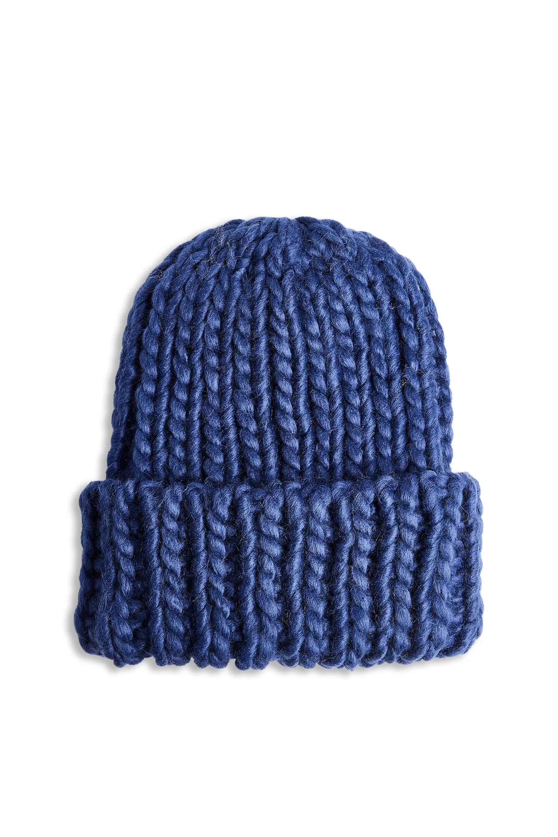 NA-KD Chunky Knitted Beanie Blue