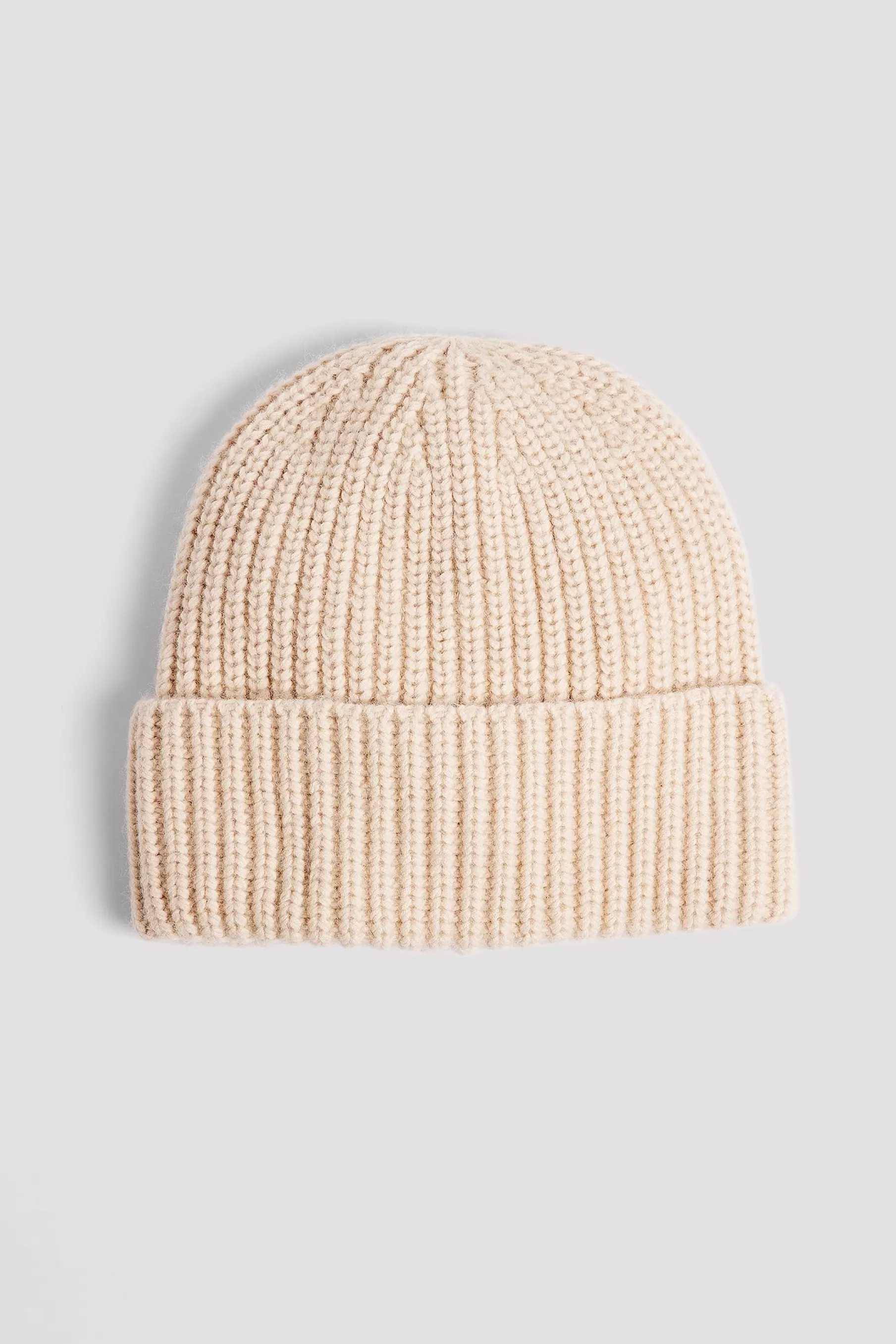 NA-KD Chunky Knitted Soft Beanie Beige