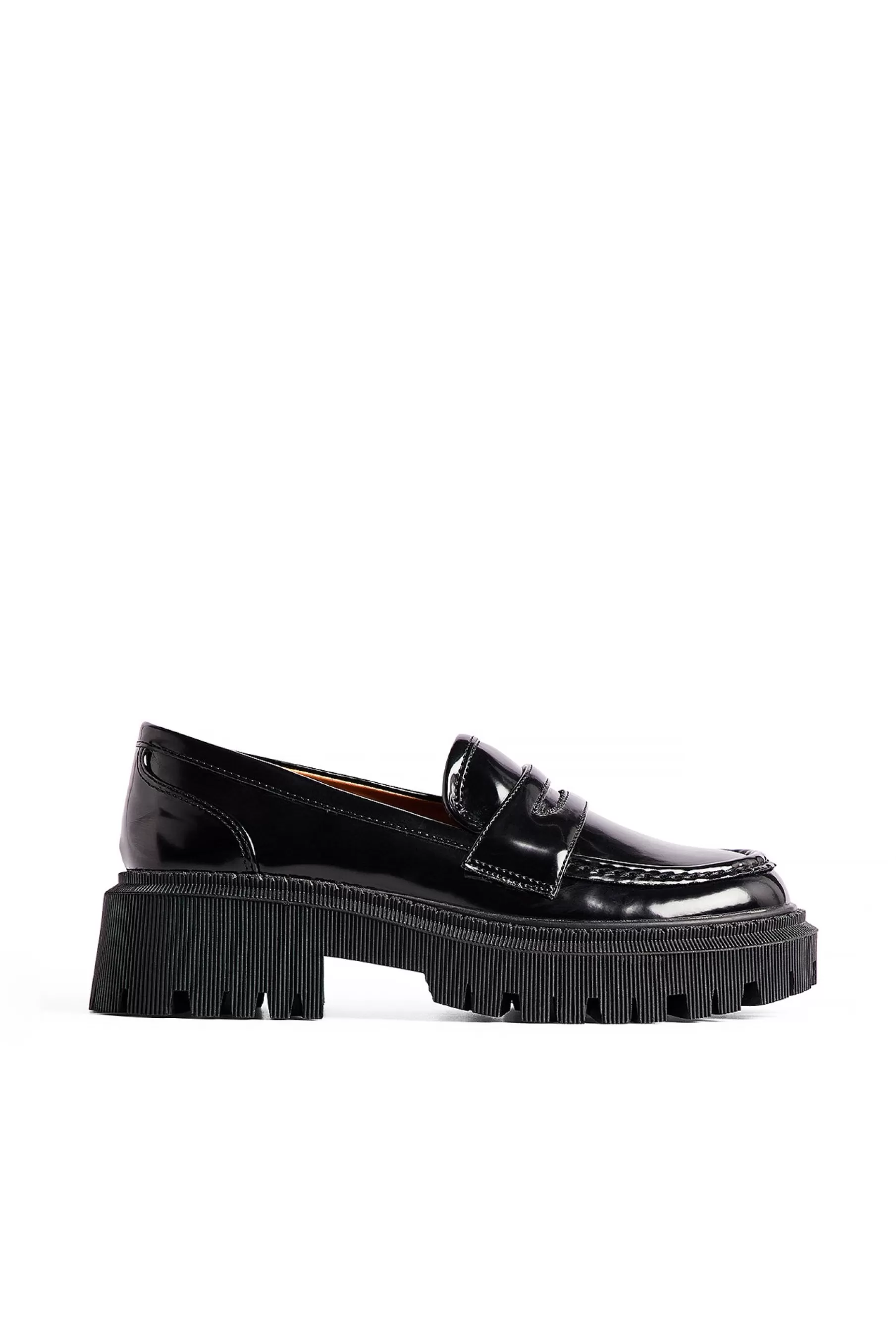 NA-KD Chunky Retro Loafers Black