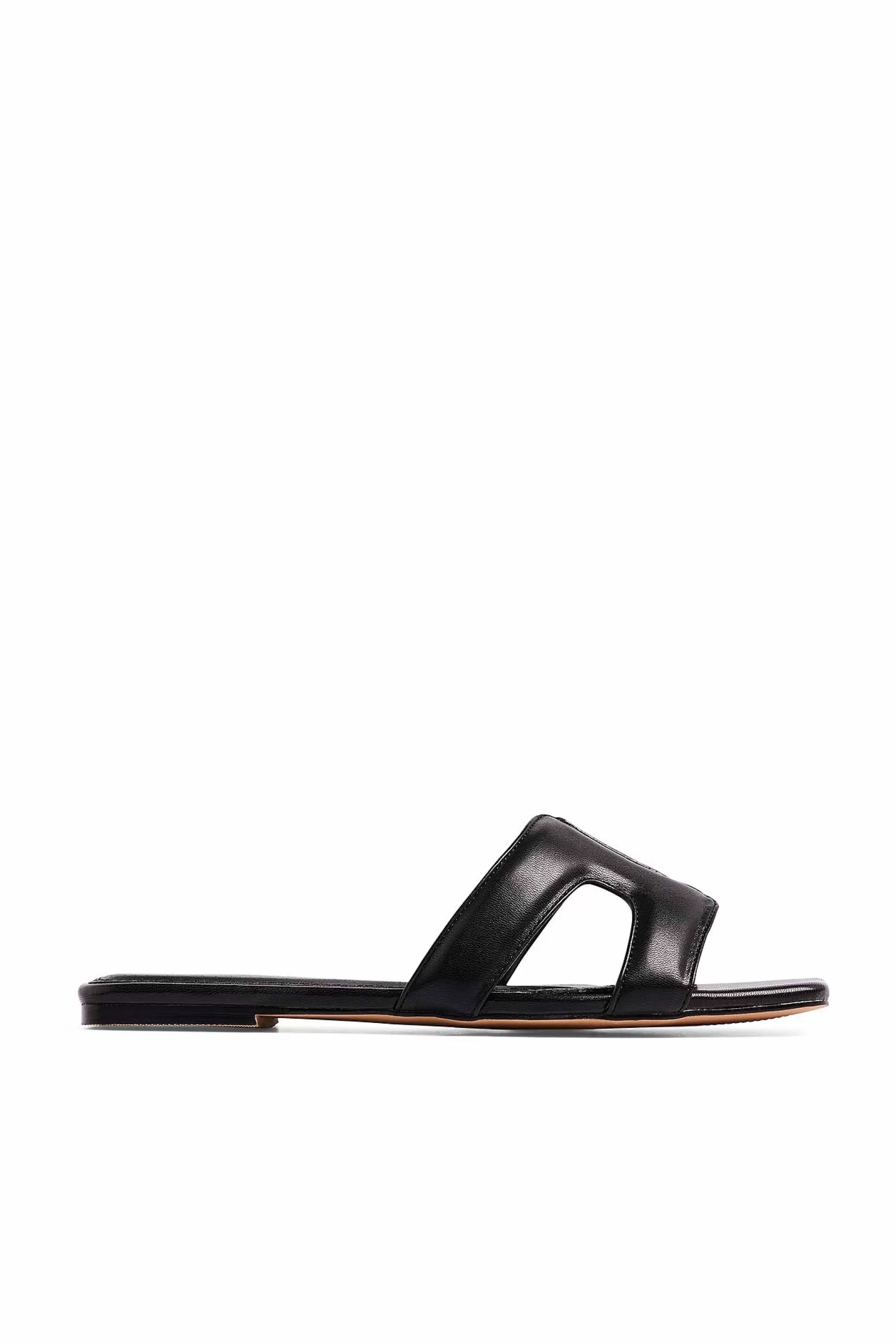 NA-KD Cut Out Flats Black