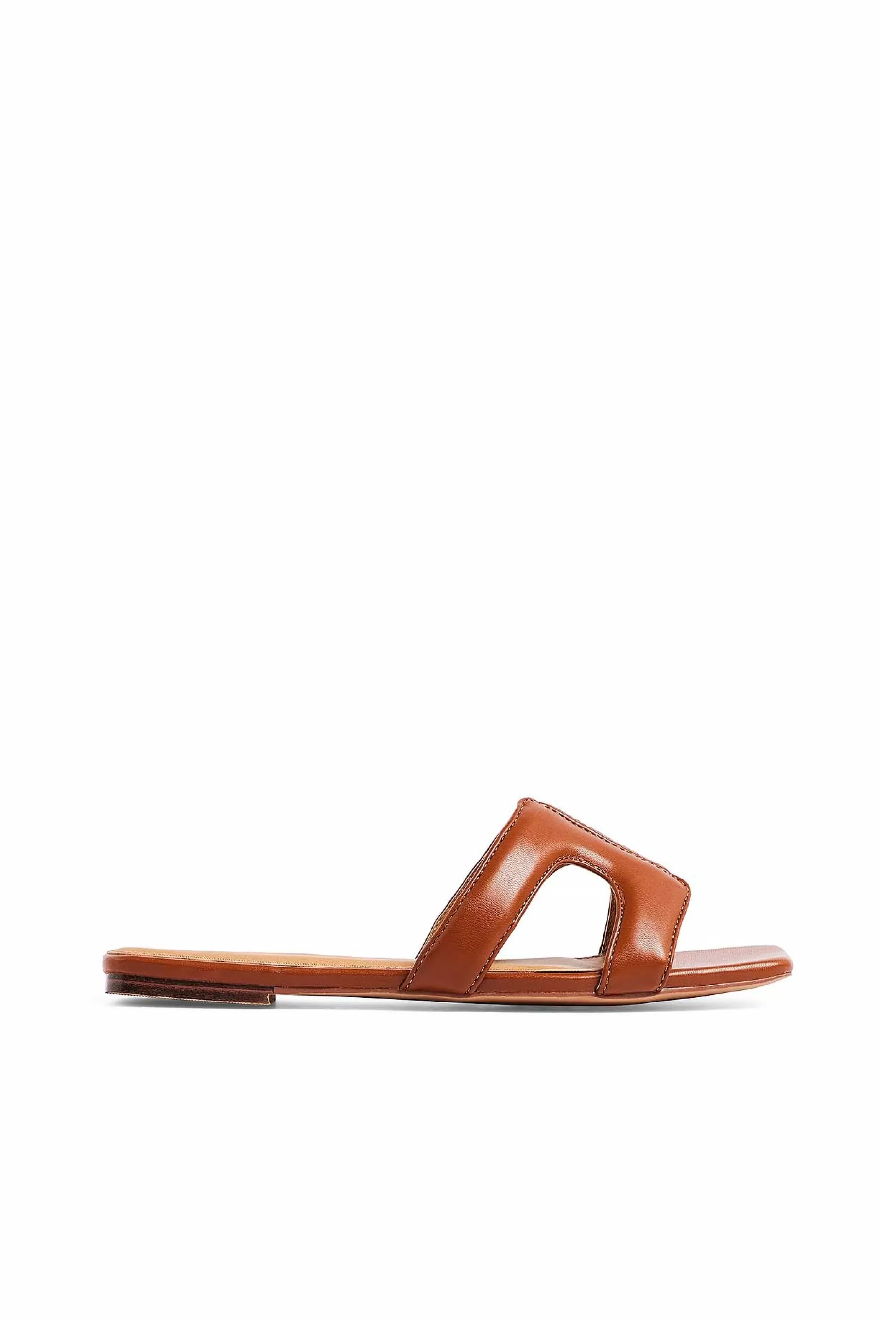 NA-KD Cut Out Flats Brown