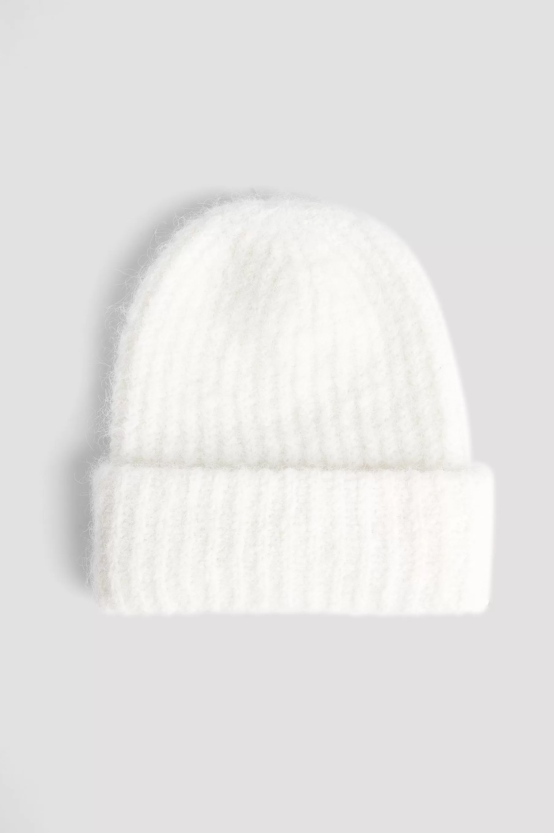 NA-KD Fluffy Beanie White