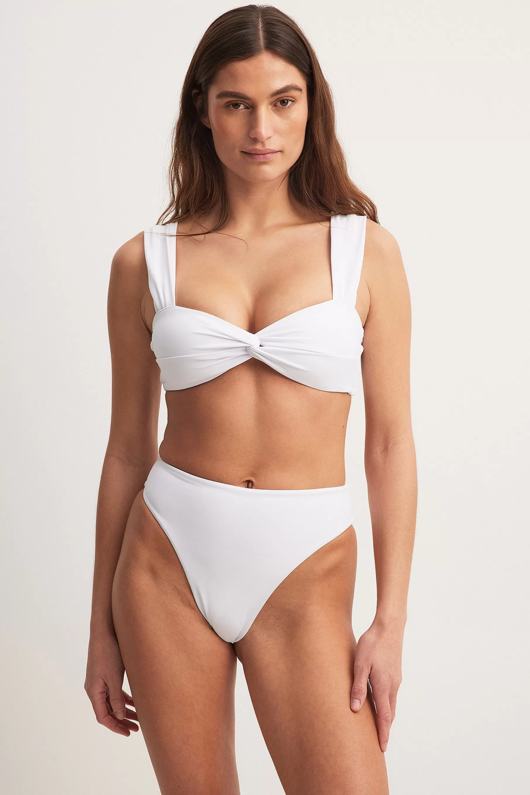 NA-KD High Waist Bikini Panty White