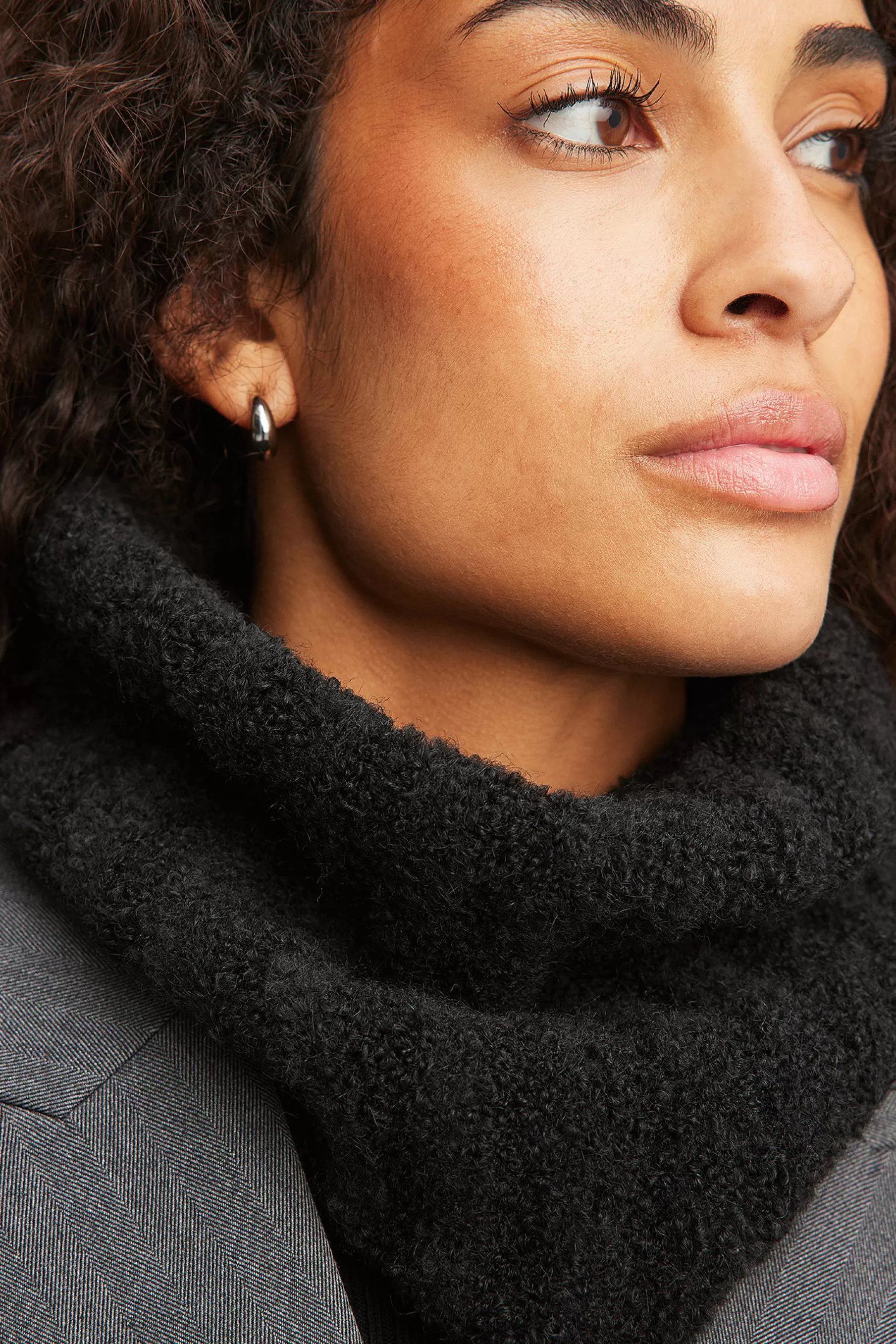 NA-KD Knitted Snood Black