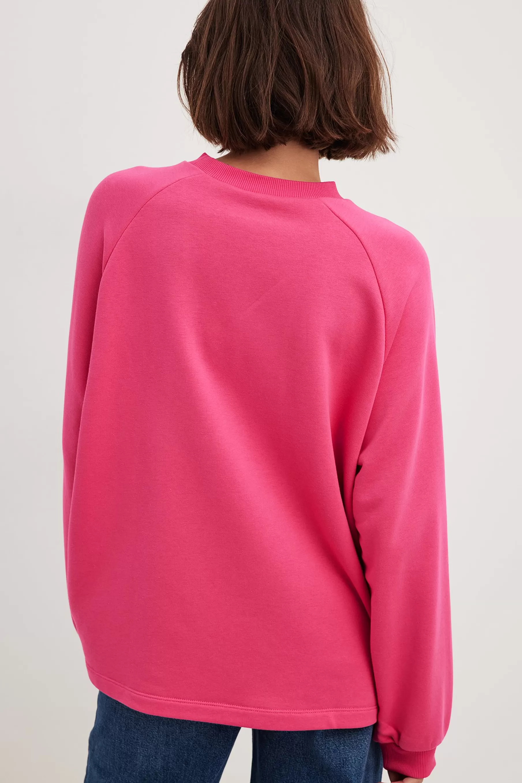 NA-KD Long Basic Sweater Pink