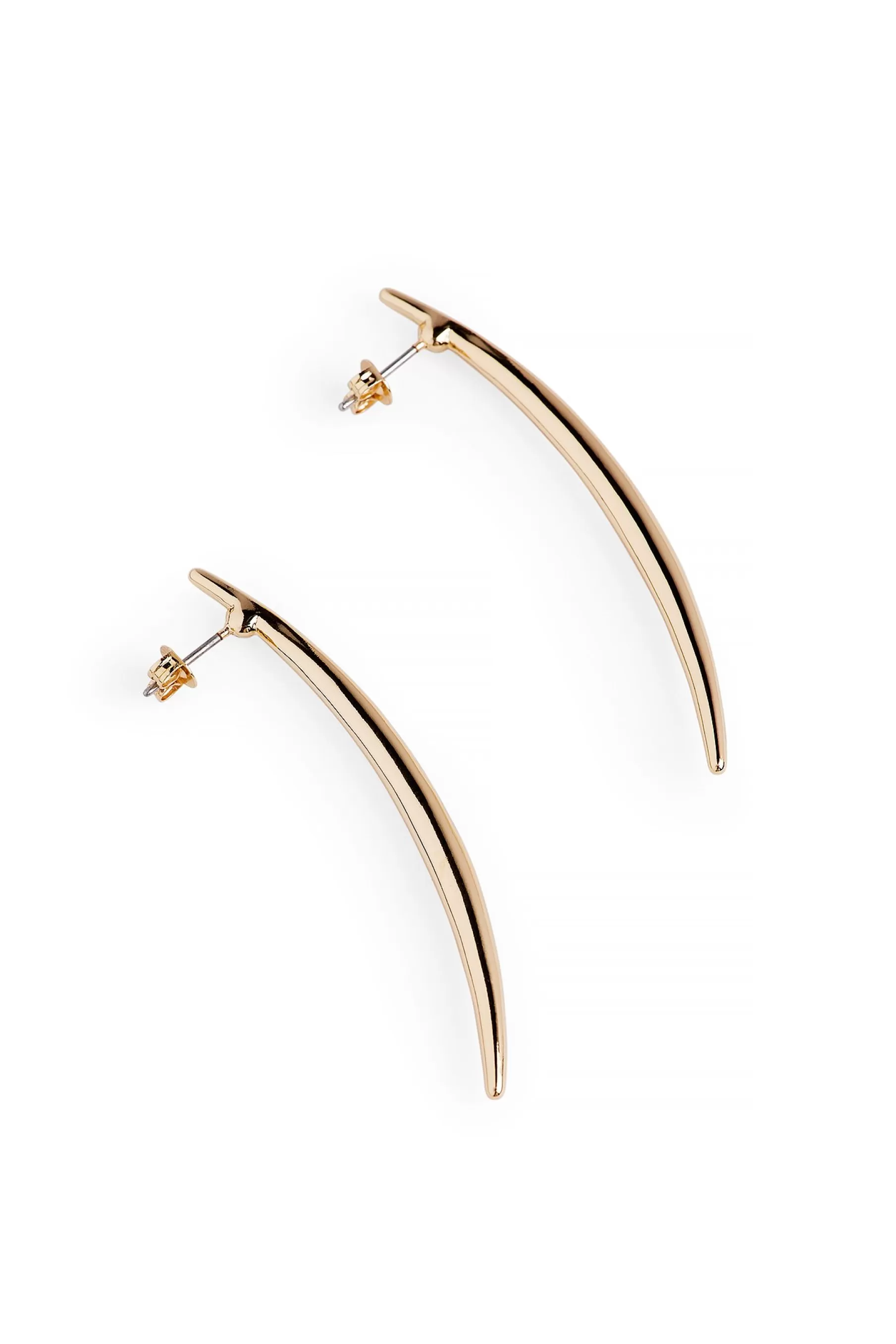 NA-KD Long Blob Earrings Gold