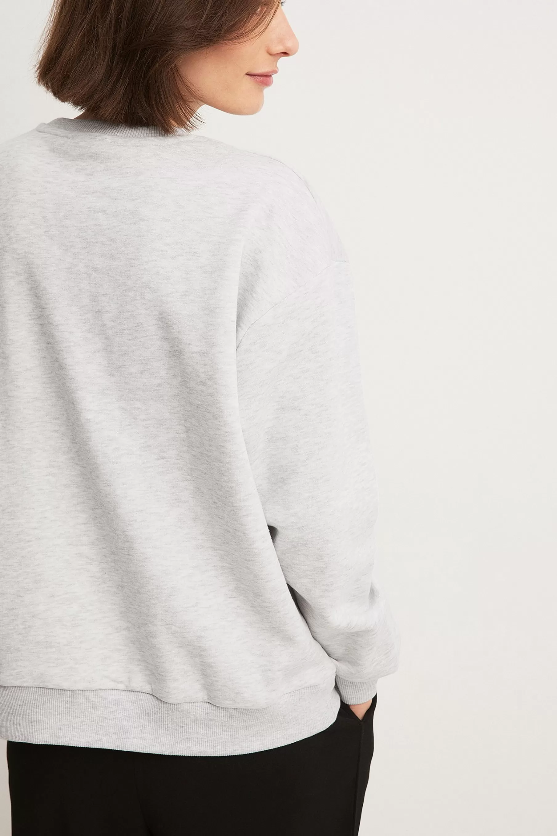 NA-KD Oversized Sweatshirt Grey