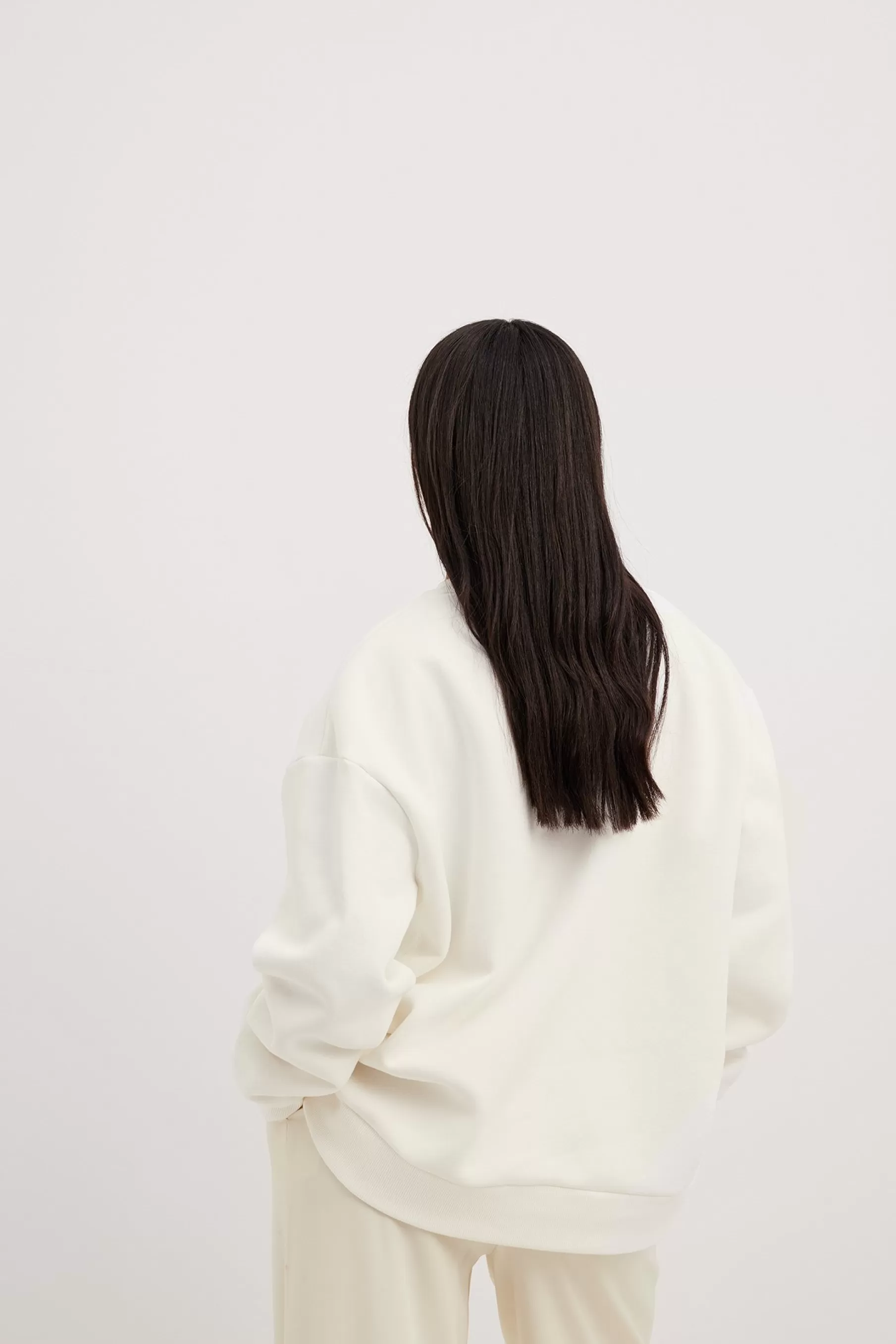 NA-KD Oversized Sweatshirt Offwhite