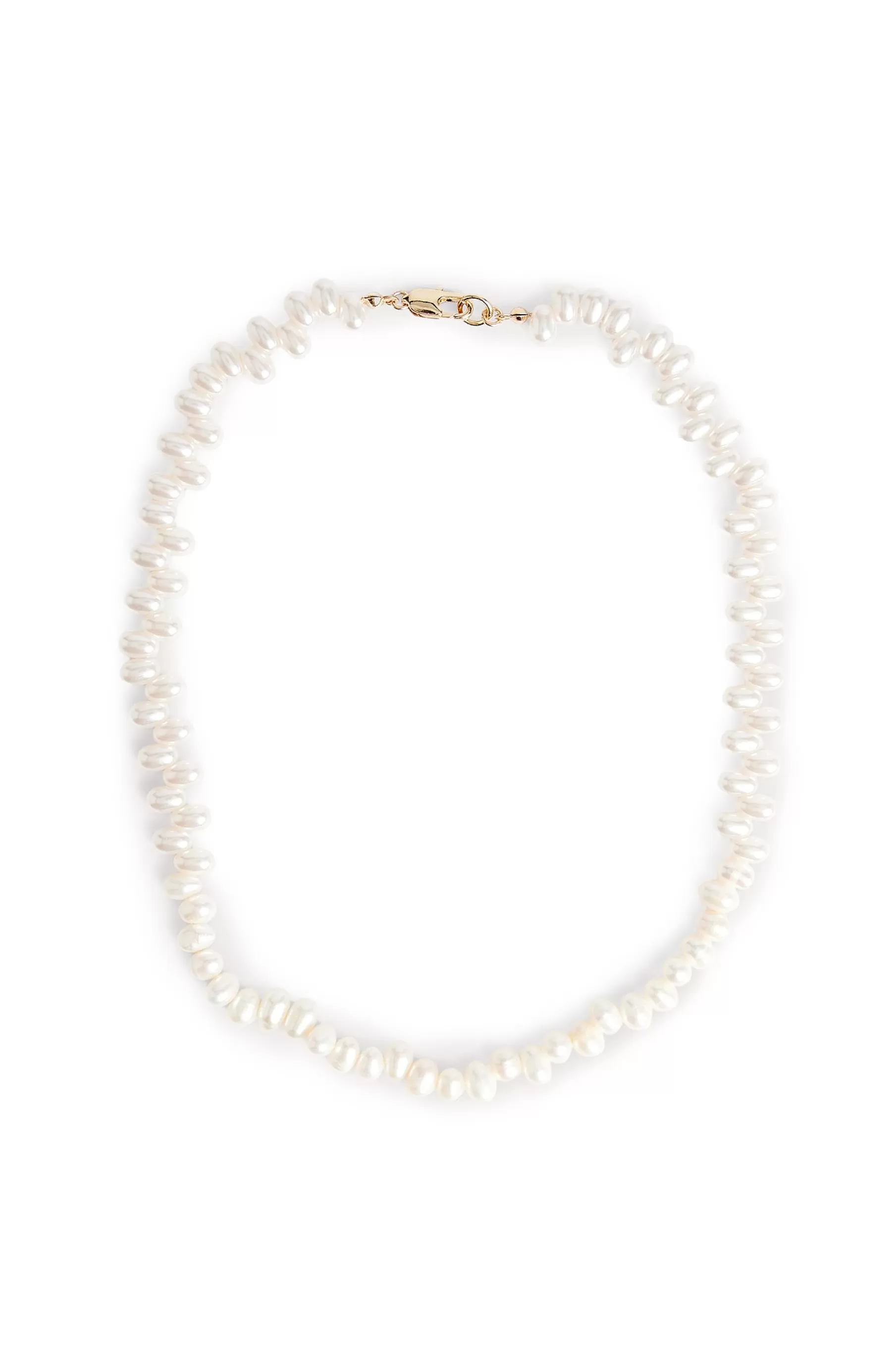 NA-KD Pearl Necklace White