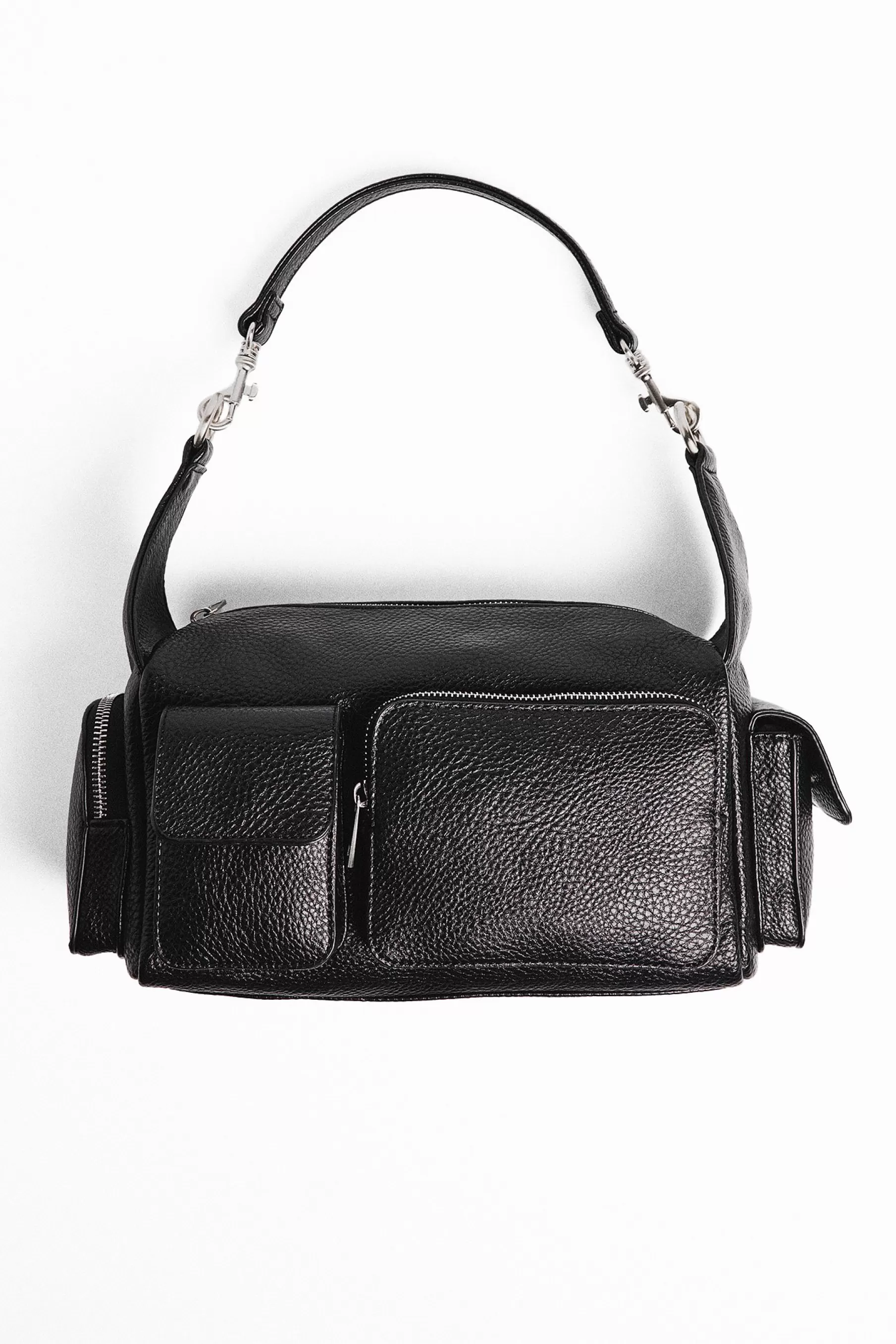 NA-KD Pocket Detail Shoulder Bag Black