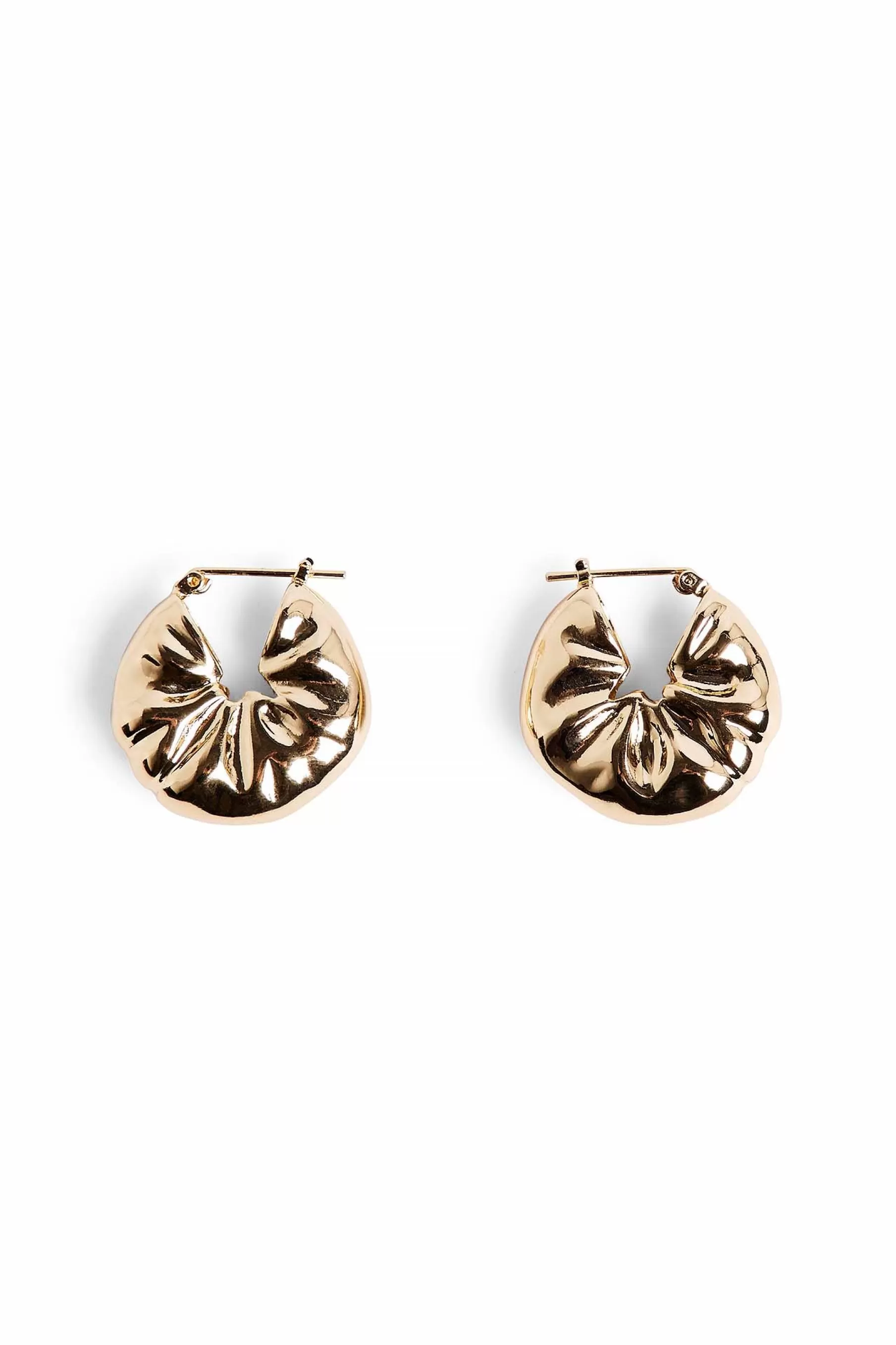 NA-KD Scrunched Earrings Gold