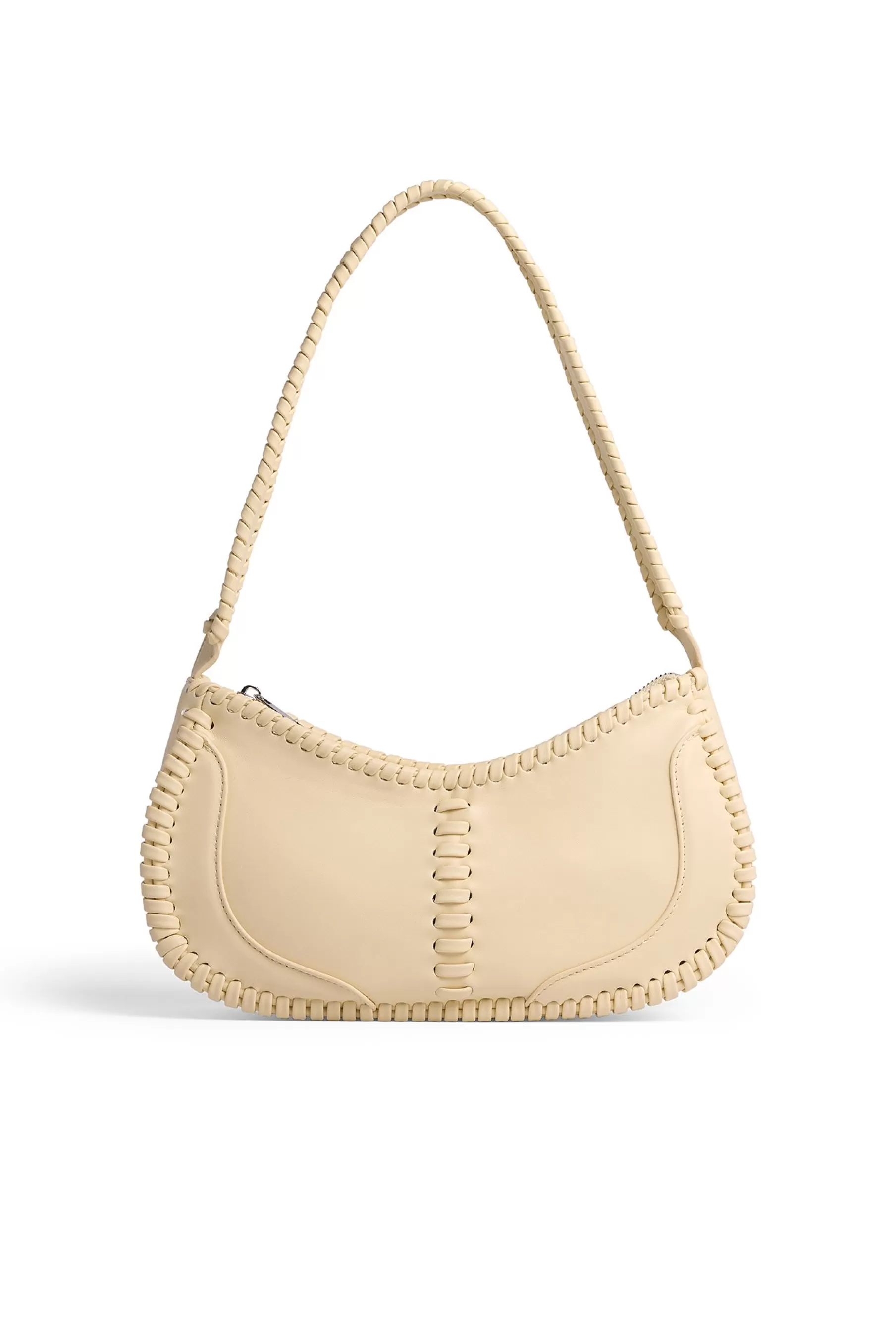 NA-KD Seam Detail Shoulder Bag Beige