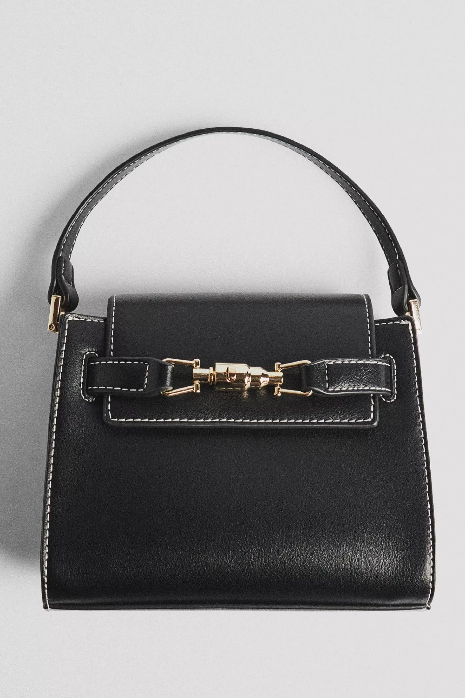 NA-KD Small Hardware Crossbody Bag Black