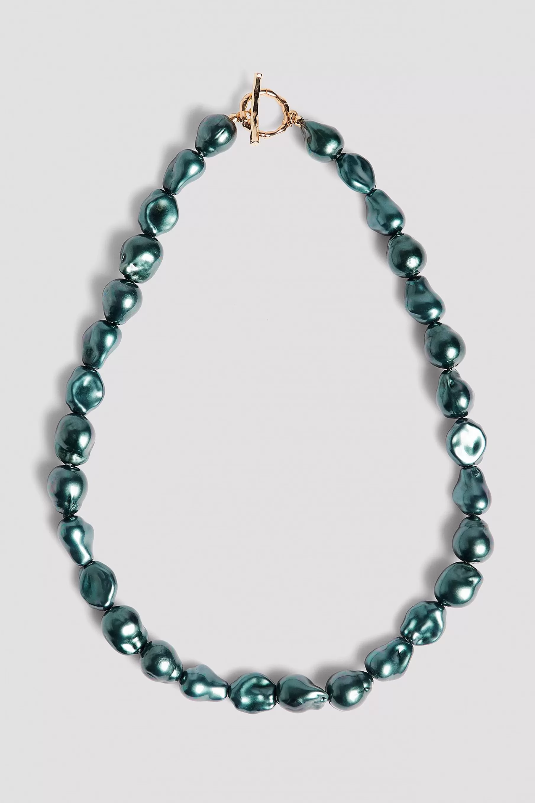 NA-KD Stone Necklace Green