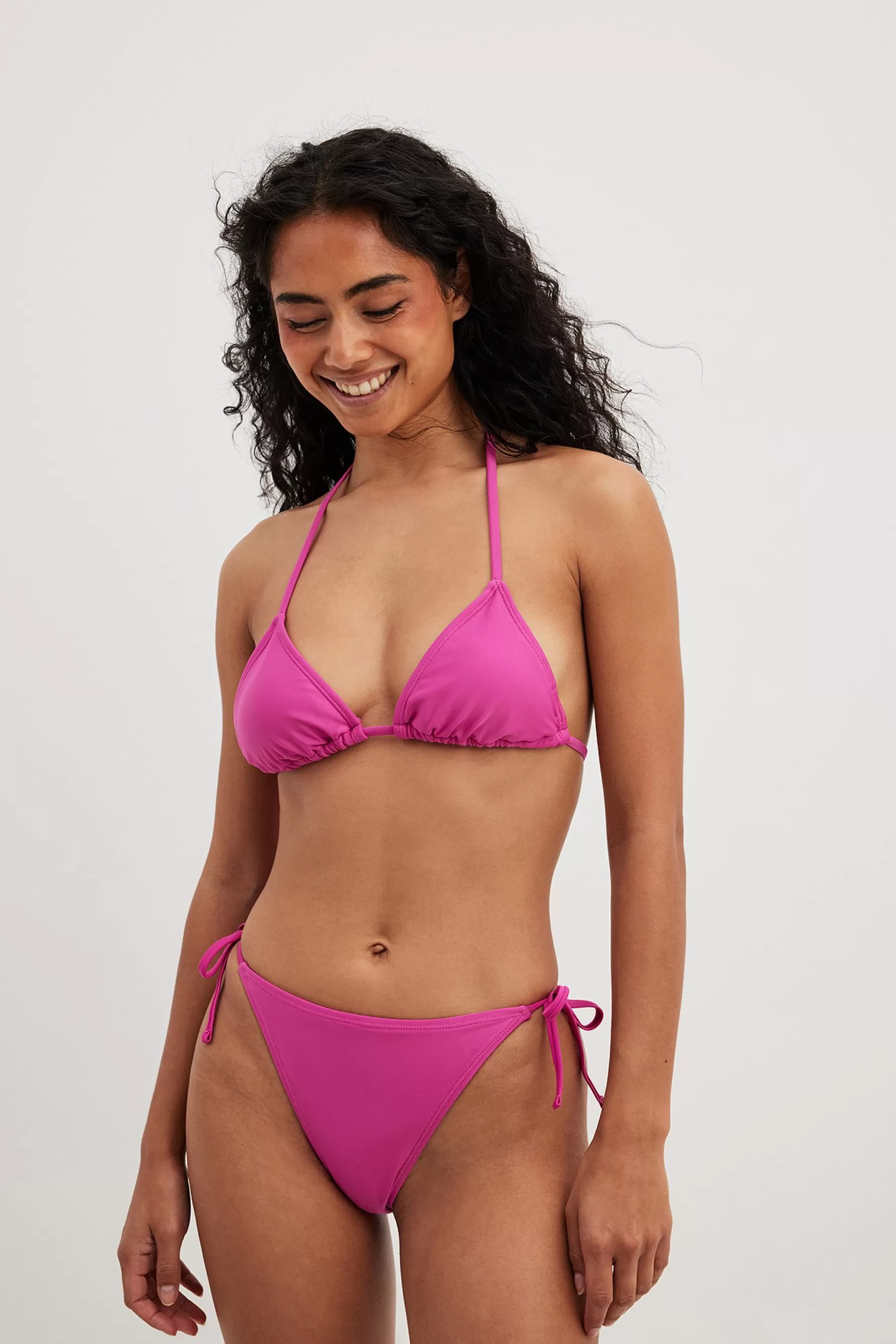 NA-KD Tie Strap Bikini Pantie Pink