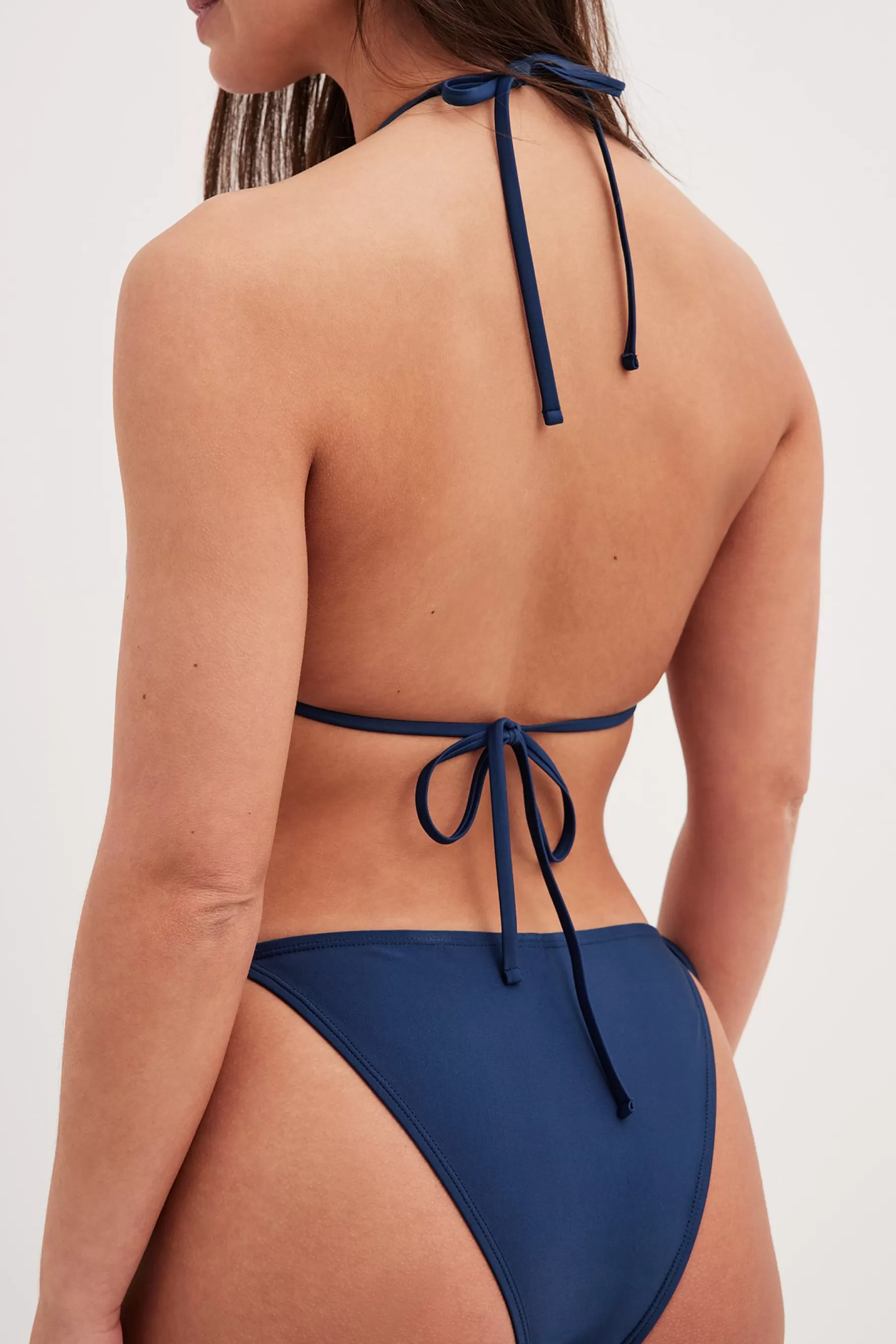 NA-KD Tie Strap Bikini Panty Blue