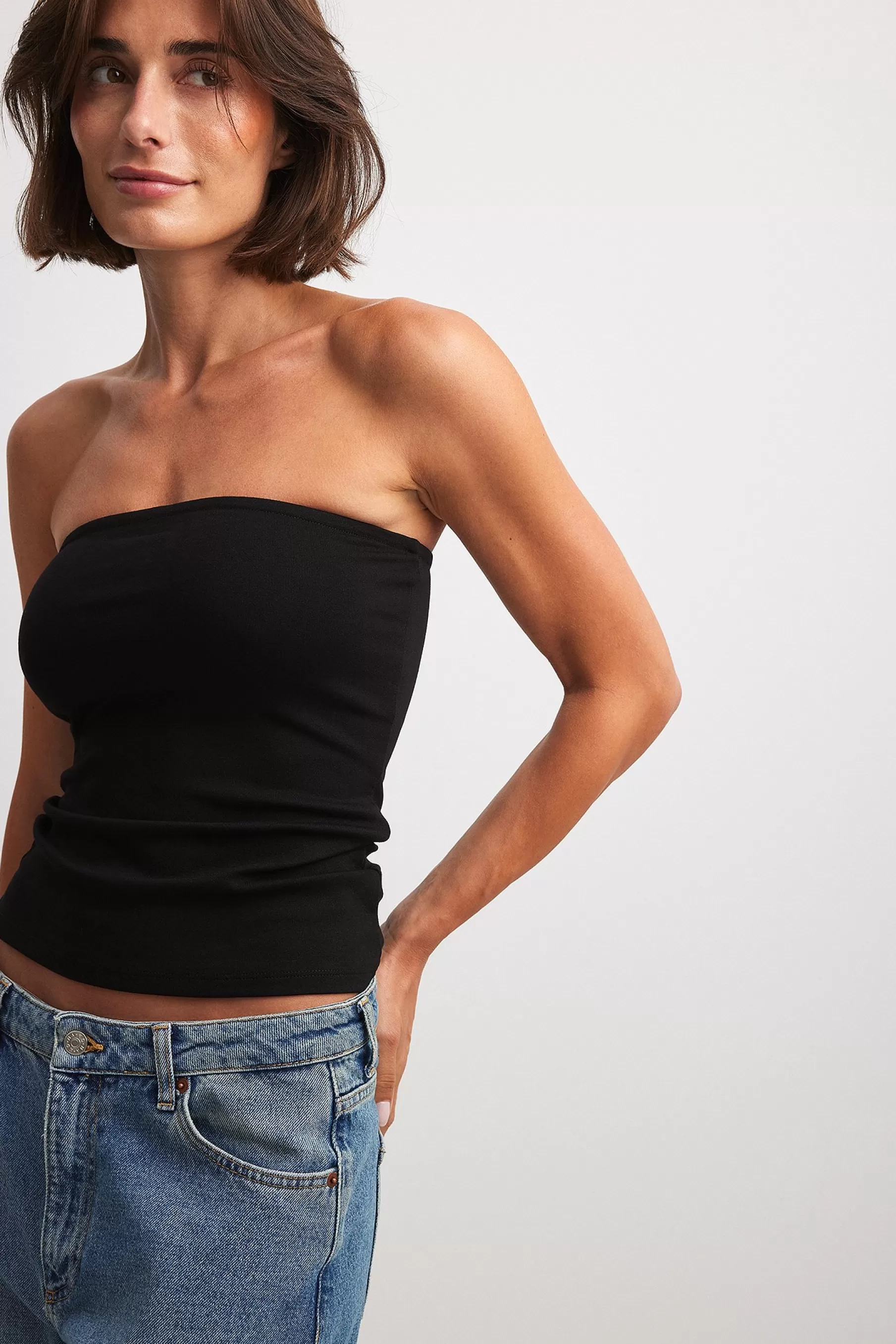 NA-KD Tube Top Black