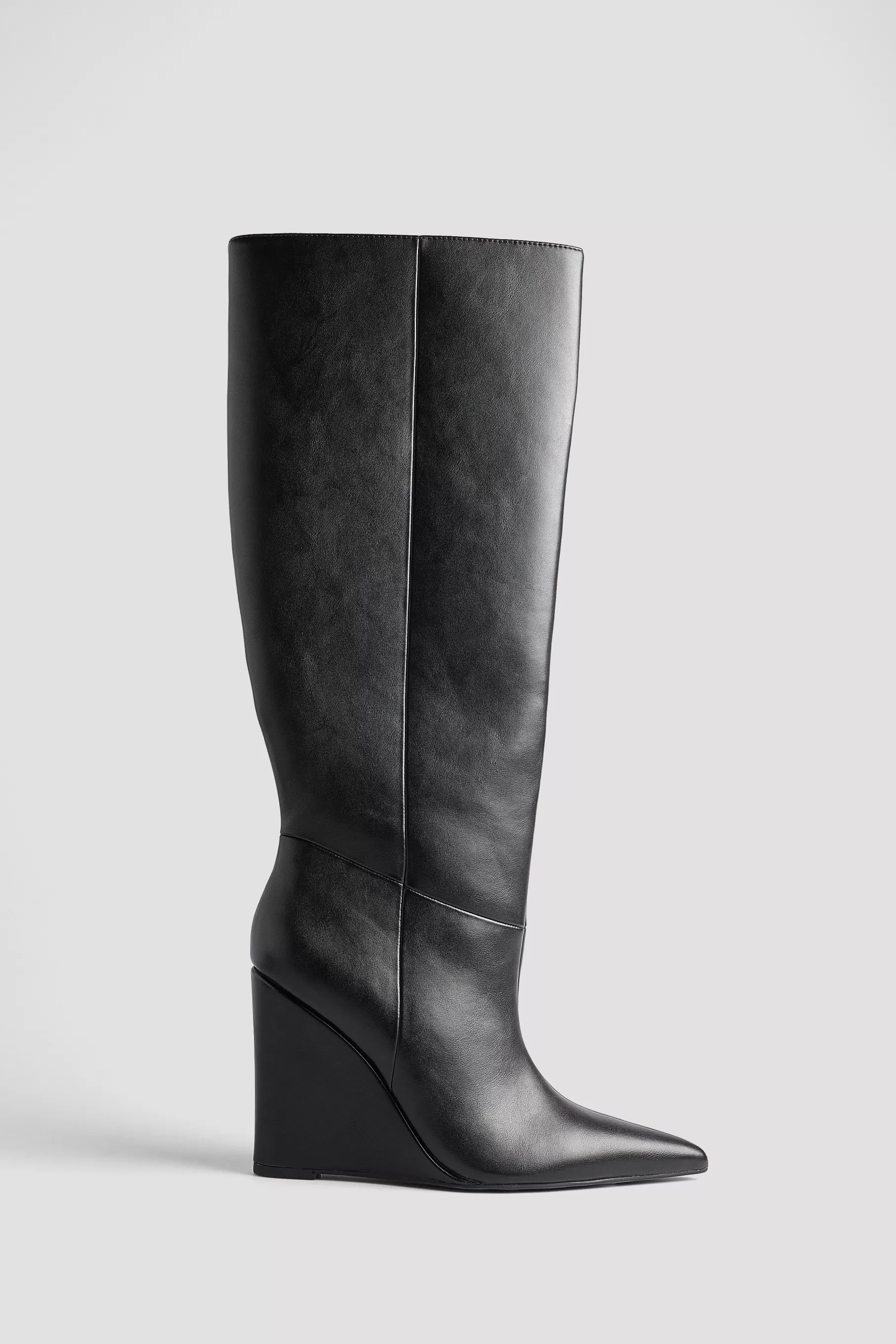 NA-KD Wedge Boots Black