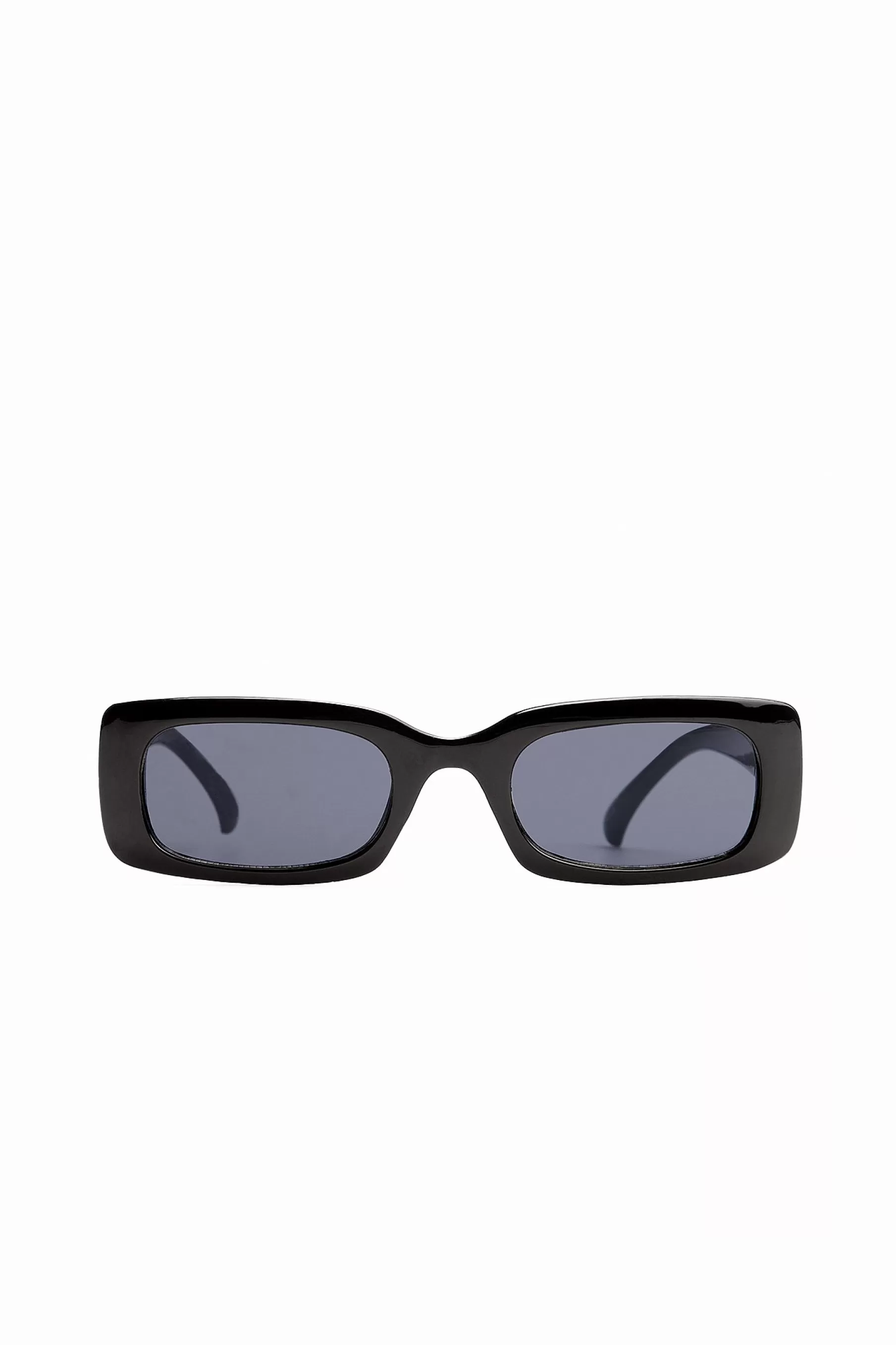 NA-KD Wide Retro Look Sunglasses Black