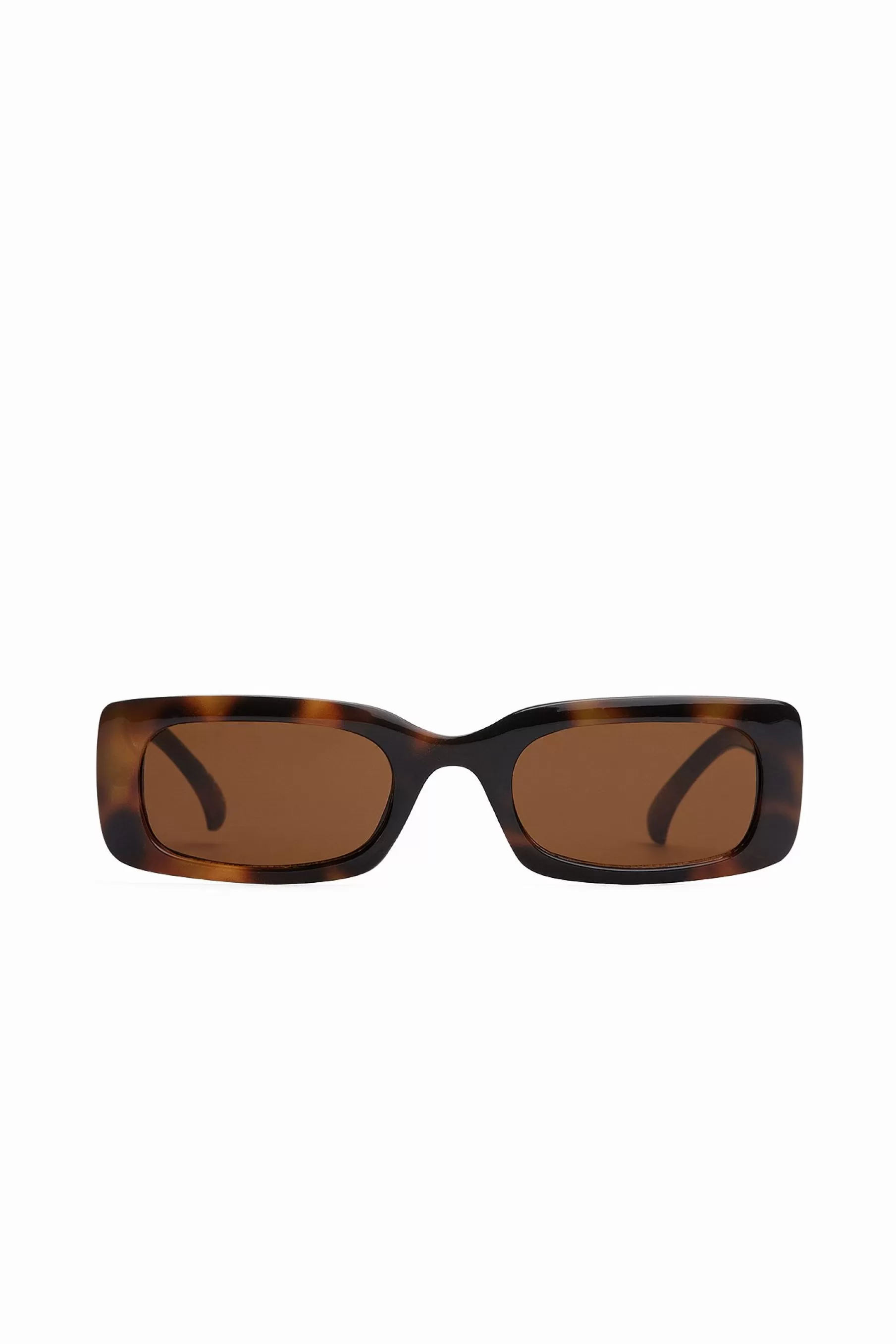 NA-KD Wide Retro Look Sunglasses Brown