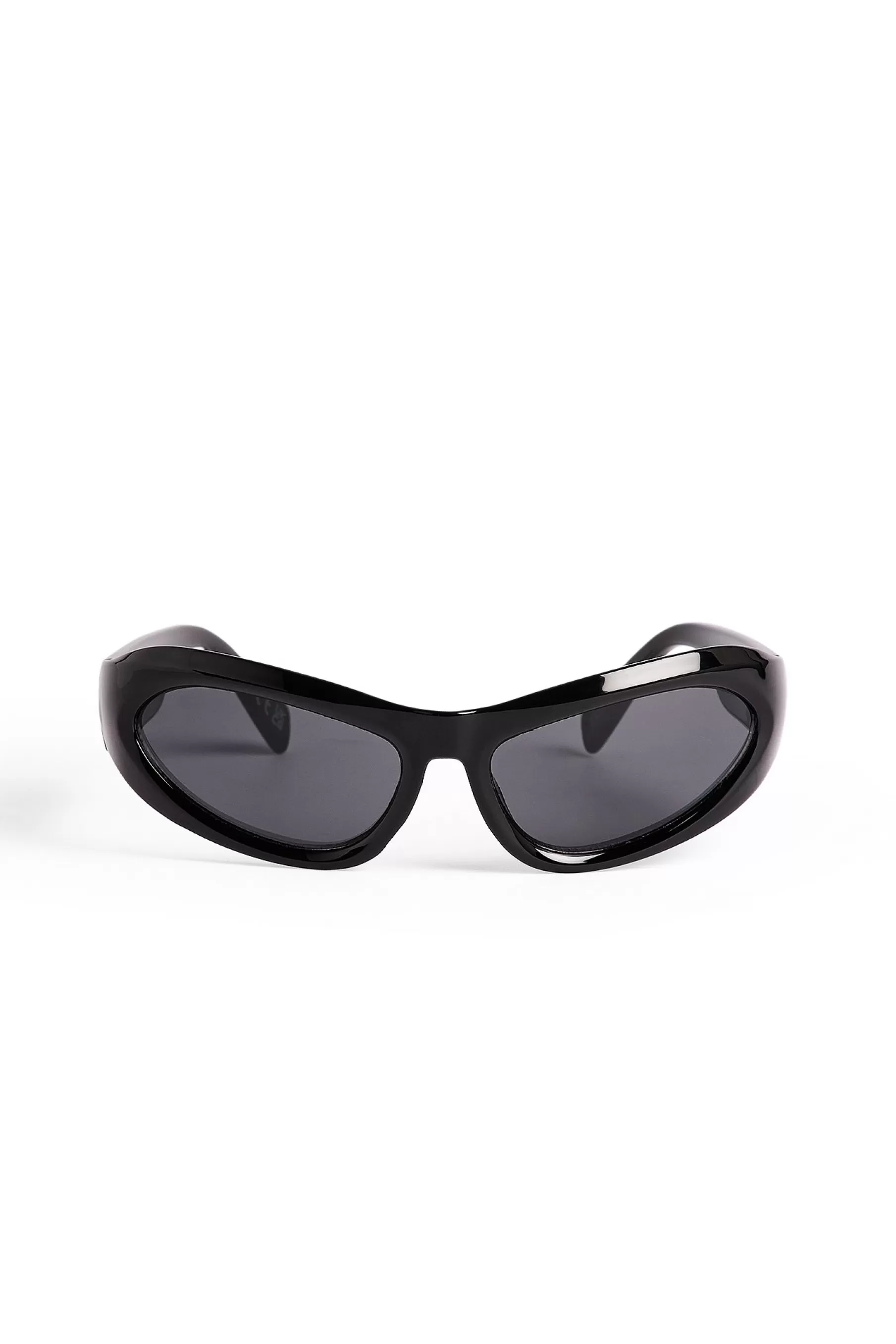 NA-KD Wrap Around Racer Sunglasses Black